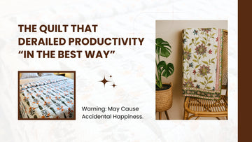 The Quilt That Accidentally Sabotaged Productivity (And Was Totally Worth It)