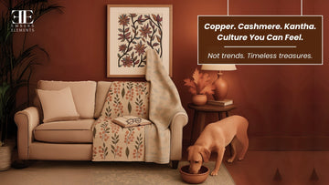 What Do Copper, Cashmere, and Kantha Have in Common? They’re All Cooler Than You Think