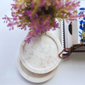 Stylish Makrana marble tray, handcrafted in MOCHA.