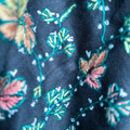 Midnight Meadows pashmina shawl, luxurious handwoven cashmere.