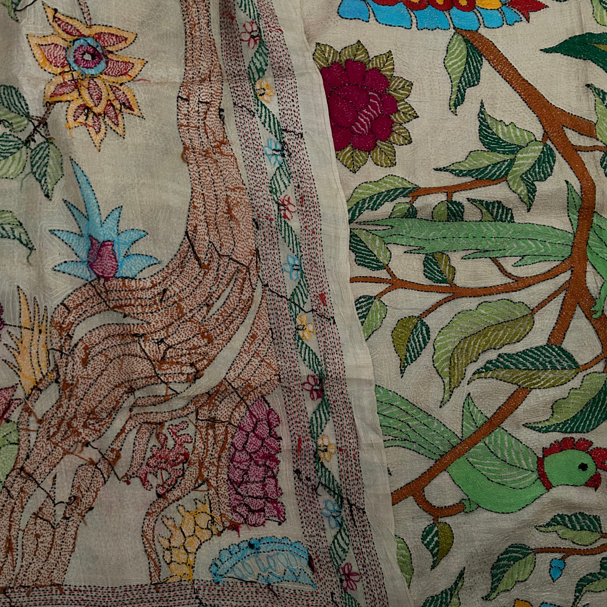 Unique wall decor featuring Nakshi Kantha craftsmanship.