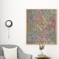 Artisanal Nakshi Kantha tapestry featuring fauna.