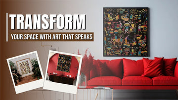 Transform your space with speaking art - meaningful wall decor and tapestries by Embers Elements