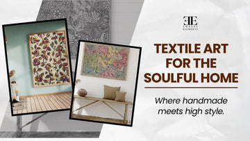Textile art for the soulful home - where handmade meets high style by Embers Elements
