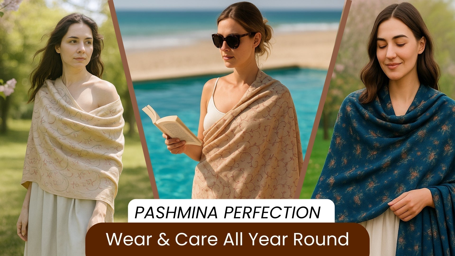 Pashmina Perfection: How to Wear and Care for Luxury Pashmina Scarves Year-Round