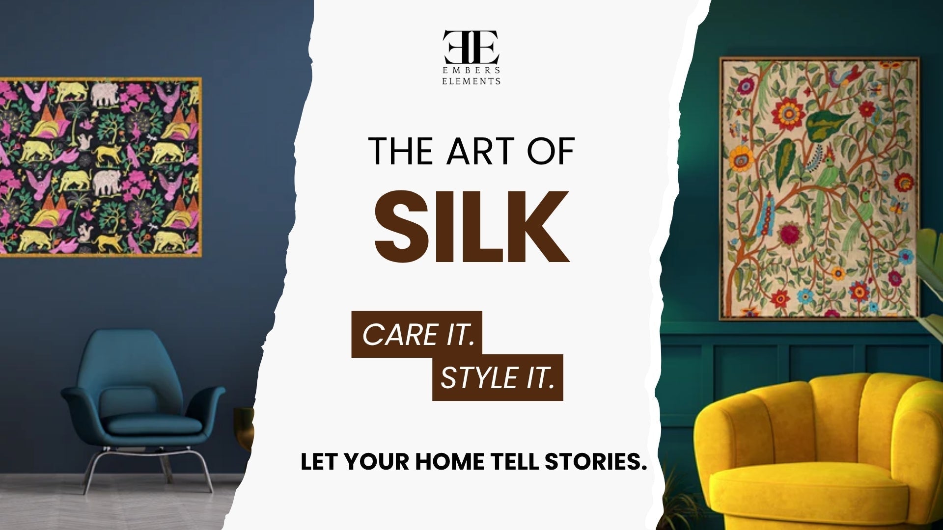 The Art of Silk: How to Care for and Style Hand-Painted Silk Décor