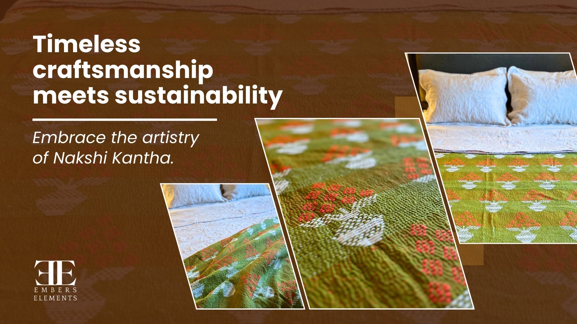 The Connection Between Nakshi Kantha and Sustainable Fashion & Decor