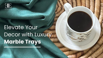 Elevate your home decor with luxury Makrana marble serving trays by Embers Elements