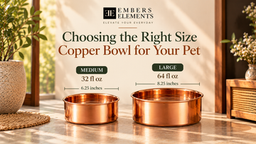 Choosing the Right Size Copper Bowl for Your Pet
