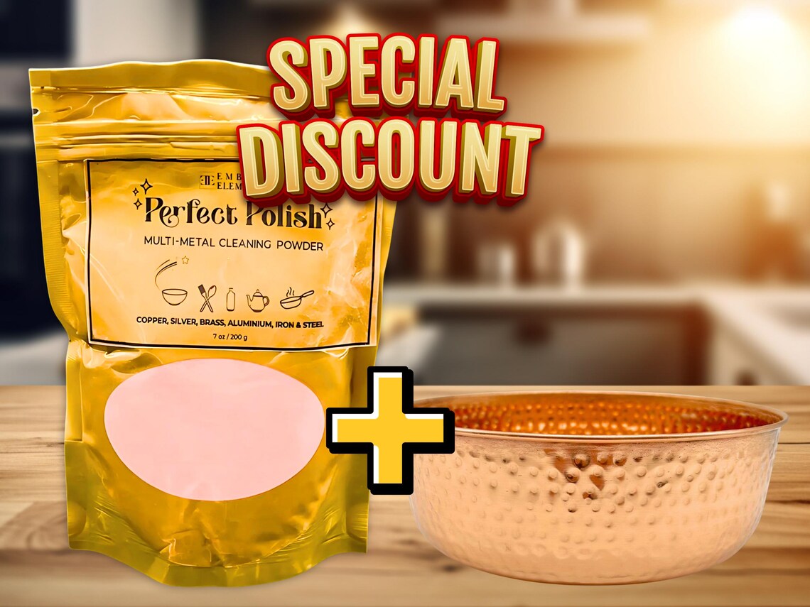 Copper Pet Water Bowl + Perfect Polish