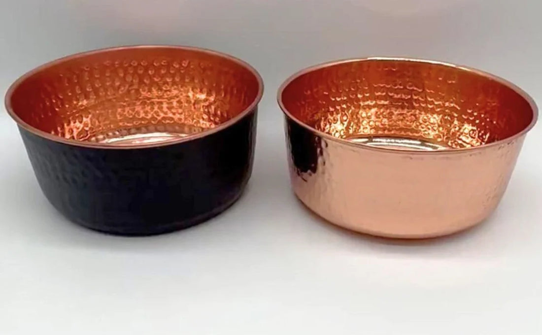 Copper Pet Water Bowl + Perfect Polish