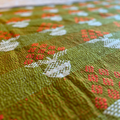 Handcrafted Kantha cotton quilt for versatile throw use.