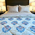 Stylish Jaipuri cotton quilt perfect for versatile decor.