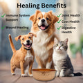 Copper bowl anti-scratch felt base that protects floors from scratches and marks - Embers Elements