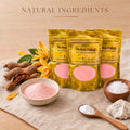 Perfect Polish 3-pack natural ingredients: tamarind, champaca flower, salt and dolomite copper cleaner