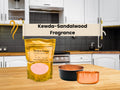Perfect Polish cleaner packaging highlighting its Kewda-Sandalwood fragrance on a kitchen counter