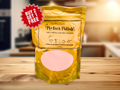 Perfect Polish multi-metal cleaning powder packaging on a wooden surface with a kitchen background